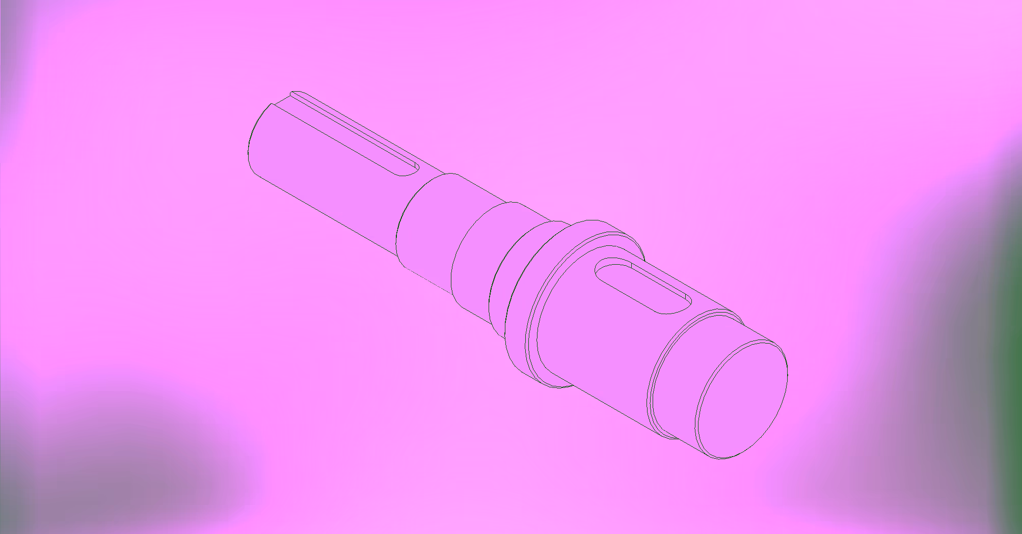 Keyed Shaft — SRLN-PRT-SSEM-003